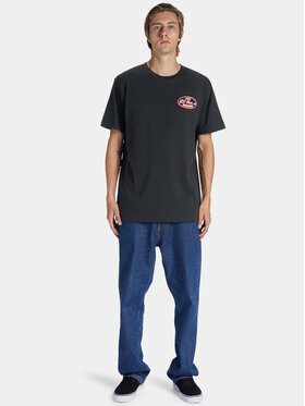 DC DC T-Shirt Truckin Tees ADYZT05284 Μαύρο Regular Fit