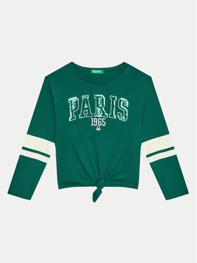 United Colors Of Benetton United Colors Of Benetton Bluse 3I1XC10JD Grün Regular Fit