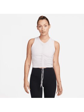 Nike Nike Top Yoga Dri-FIT Bianco Regular Fit