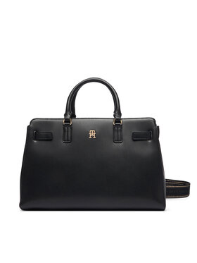 Tommy Hilfiger Tommy Hilfiger Geantă Th Joy Satchel AW0AW19067 Negru