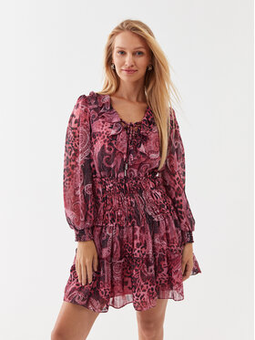 Guess Guess Kasdieninė suknelė W3YK50 WFJJ2 Vyšninė Regular Fit