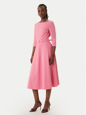 Rinascimento Rinascimento Cocktail obleka CFC0127892003 Roza Regular Fit