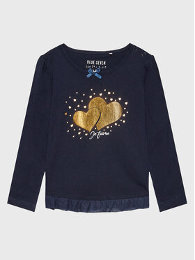 Blue Seven Blue Seven Bluză 950600 Bleumarin Regular Fit