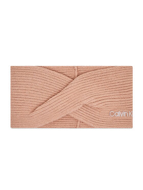 Calvin Klein Calvin Klein Opaska materiałowa Essential Knit Headband K60K608656 Różowy