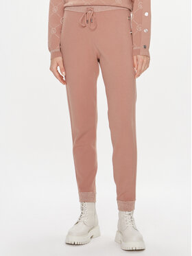 Liu Jo Sport Liu Jo Sport Pantaloni din material TF3207 MA63L Roz Slim Fit
