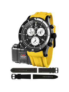 Vostok Europe Vostok Europe Zegarek 6S30-5104184SY Żółty