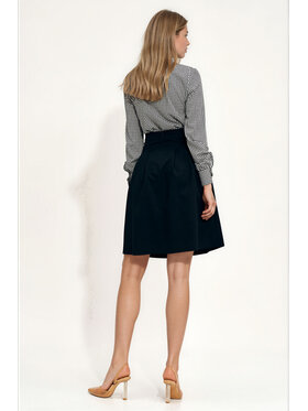 NIFE NIFE Spódnica midi SP92 Czarny Regular Fit