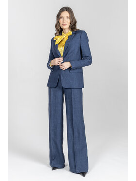 Deni Cler Milano Deni Cler Milano Marynarka W-DC-6009-F2-E7-58-1 Granatowy Regular Fit