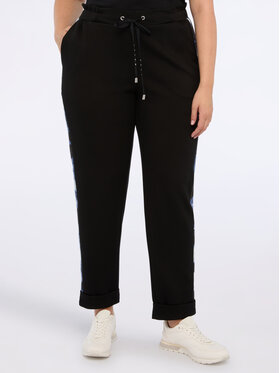 Fiorella Rubino Fiorella Rubino Spodnie materiałowe P844L002254N033 Czarny Regular Fit