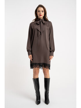 CLICK CLICK Φόρεμα βραδινό 60-6175 Καφέ Regular Fit