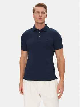 Tommy Hilfiger Tommy Hilfiger Poloshirt 1985 MW0MW17771 Dunkelblau Slim Fit