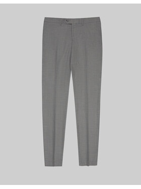 Borgio Borgio Spodnie garniturowe amaroni Szary Slim Fit