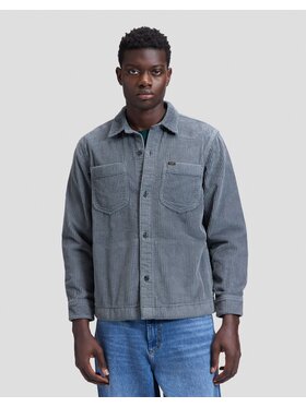 Lee Lee Koszula CAROLINA OVERSHIRT Szary Relaxed Fit