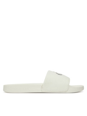Calvin Klein Jeans Calvin Klein Jeans Klapki Slide Monologo Cv YM0YM01367 Biały