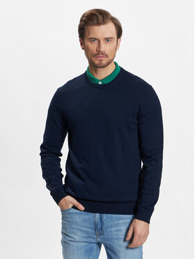 United Colors Of Benetton United Colors Of Benetton Svetr 1098U1I76 Tmavomodrá Regular Fit