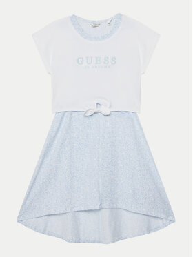 Guess Guess Kleid für den Alltag J5GK13 K6YW4 Weiß Regular Fit