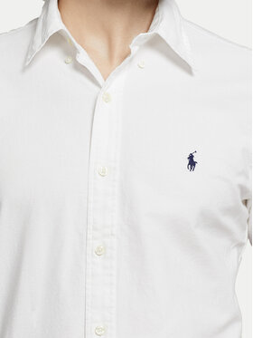 Polo Ralph Lauren Polo Ralph Lauren Marškiniai Bsr 710772290 Balta Custom Fit