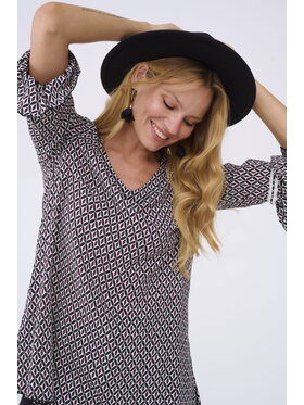 blue shadow blue shadow Tunika Elisjana BS Dva 255 Czarny Standard Fit