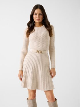 Guess Guess Sukienka codzienna 178883 Beżowy Classic Fit