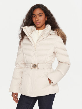 Guess Guess Kurtka puchowa W5BL31 W2802 Écru Regular Fit
