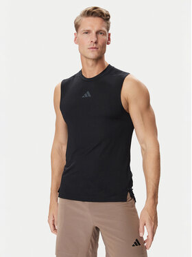 adidas adidas Koszulka techniczna D4T Primelift 3 Stripes KD0373 Czarny Slim Fit