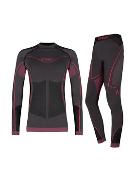Alpinus Alpinus Komplet bielizny termoaktywnej Mora Różowy