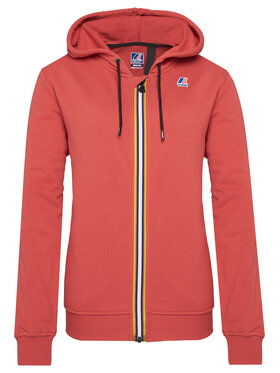 K-Way K-Way Felpa Arnel K4115ZW Rosso Regular Fit