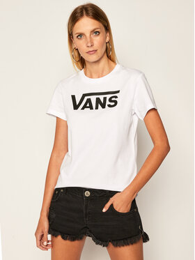 Vans Vans Póló Wm Flying V Crew Tee VN0A3UP4 Fehér Regular Fit