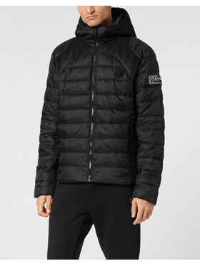 Plein Sport Plein Sport Vatovaná bunda 14179 Čierna Regular Fit