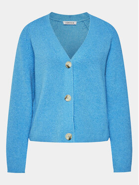 Edited Edited Pletena jopica Logan Modra Casual Fit