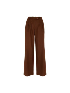 ACANFORA ACANFORA Spodnie zimowe 9074-MOR Brązowy Regular Fit