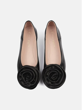 L37 L37 Baleriny WILD ROSES Czarny