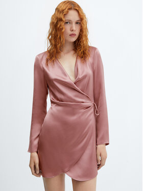 Mango Mango Každodenní šaty Moma 57095965 Růžová Regular Fit