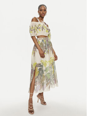 TWINSET TWINSET Комплект блуза и пола 241TT2443 Бежов Regular Fit