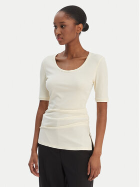 Calvin Klein Calvin Klein Bluză LV044E267G Bej Slim Fit