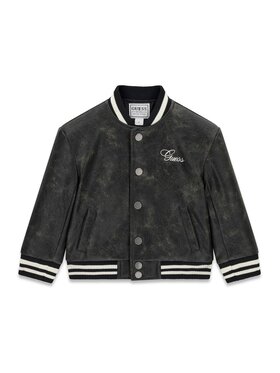 Guess Guess Bomber striukė N6YL04 W2663 Juoda Regular Fit