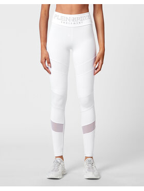 Plein Sport Plein Sport Leggings 1481 Bianco Active Fit