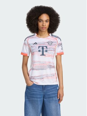 adidas adidas Koszulka techniczna FC Bayern 25/26 Away Jersey Biały Regular Fit