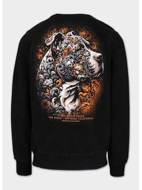 PITBULL PITBULL Bluza TATTOO Czarny Regular Fit