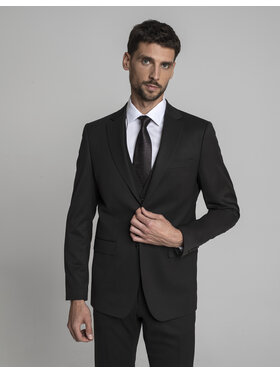 Borgio Borgio Marynarka gualdo_01_br Brązowy Slim Fit
