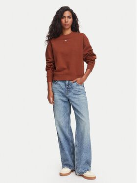 HUGO HUGO Sweatshirt Delessa 50534344 Dunkelbraun Regular Fit