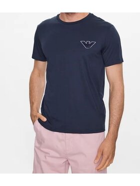 EA7 Emporio Armani EA7 Emporio Armani Bluzka regular Granatowy Regular Fit