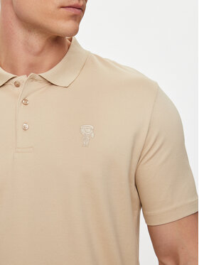 KARL LAGERFELD Polo 745028 542232 Bež Regular Fit