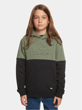 Quiksilver Quiksilver Mikina Embosshoodyouth Otlr EQBFT03865 Zelená Regular Fit