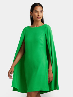 Lauren Ralph Lauren Lauren Ralph Lauren Коктейлна рокля 253855210023 Зелен Relaxed Fit