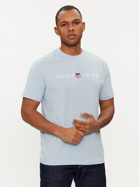 Gant Gant T-Shirt Graphic 2003242 Modrá Regular Fit