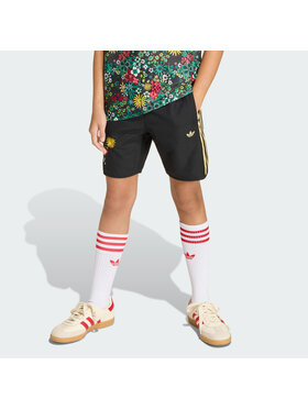 adidas adidas Szorty materiałowe 159163 Czarny Regular Fit