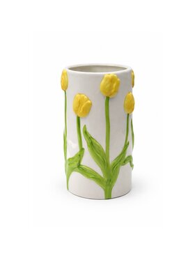 MIAhome MIAhome Wazon ceramiczny z tulipanami TULIPANO Żółty