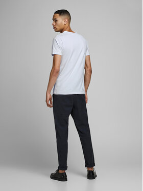 Jack&Jones Majica Basic 12058529 Bela Stretch Fit