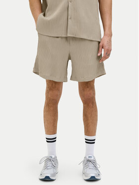 Jack&Jones Jack&Jones Pantalon scurți din material Jaiden 12269672 Bej Relaxed Fit
